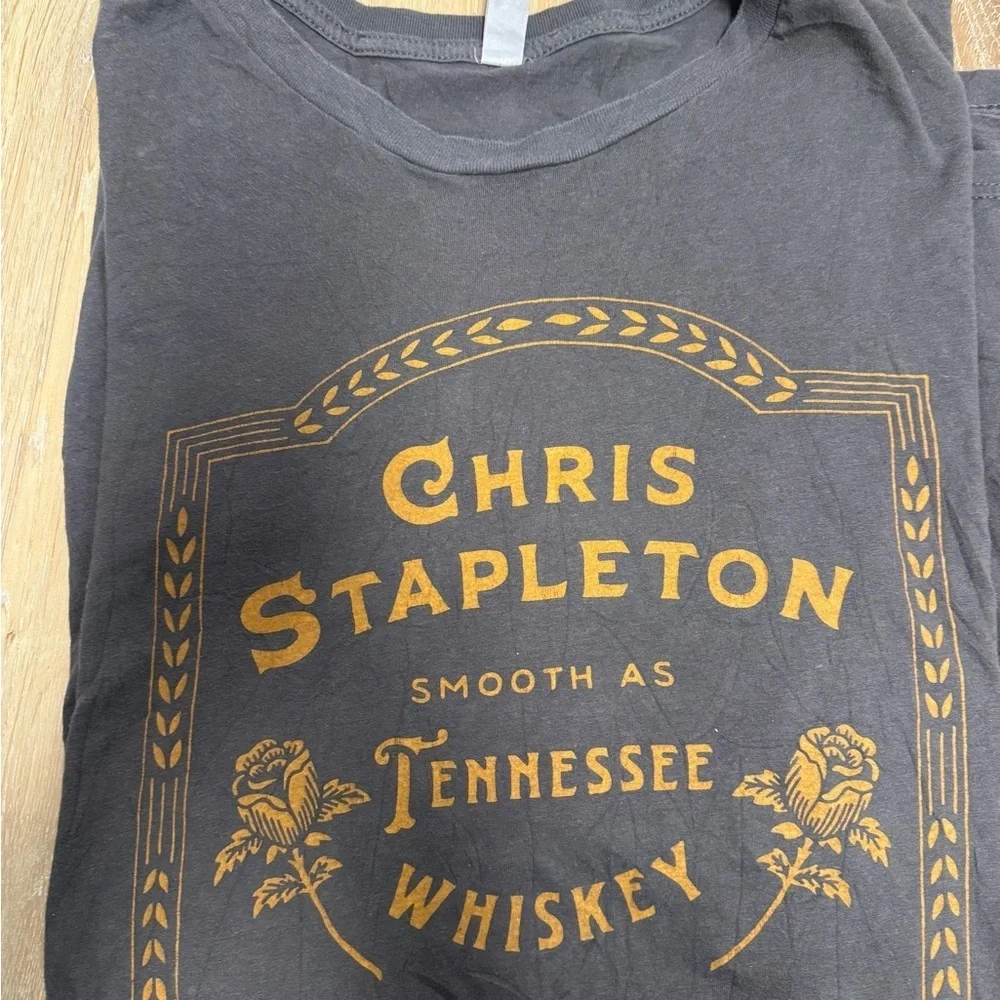 Chris Stapleton Tennessee Whiskey Graphic Tee Shirt 3XL Black Country Music
